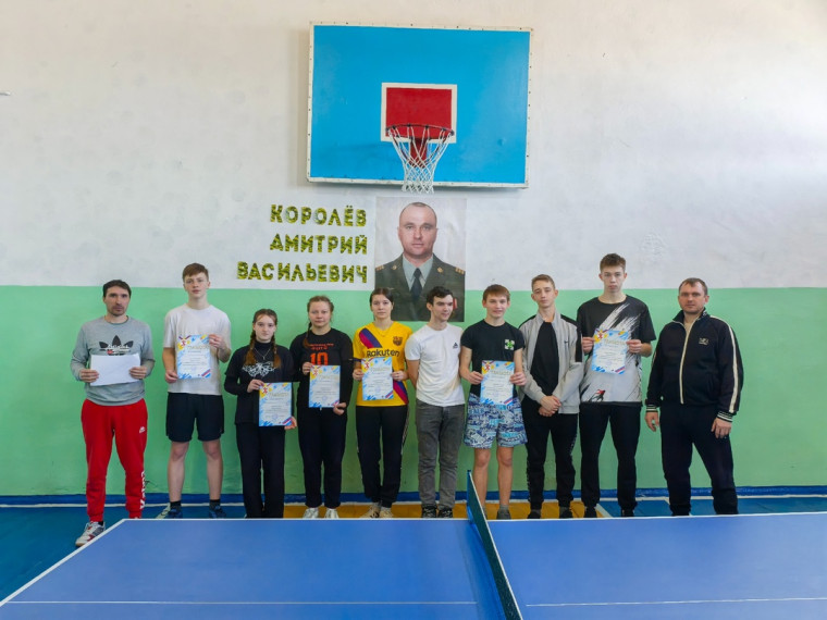 Турнир по настольному теннису Памяти Д.В. Королёва.